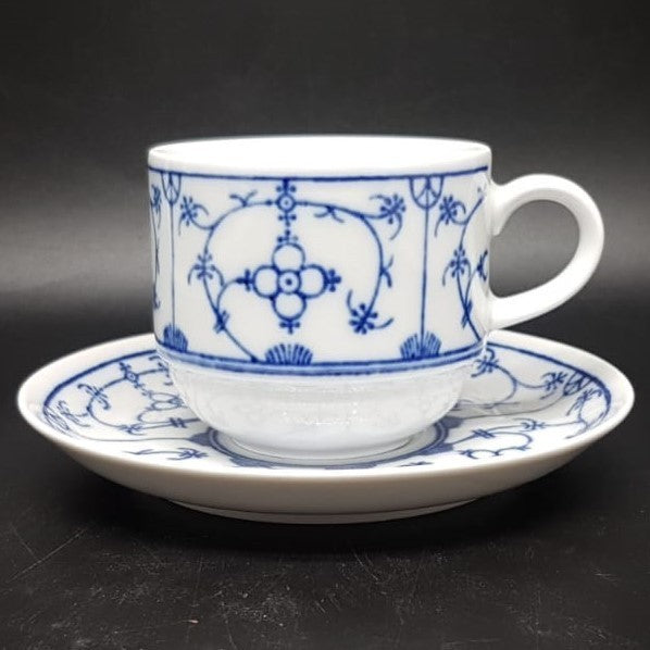 Winterling Strohblume Indisch Blau: Tasse mit Unterteller Winterling (7121037492361)