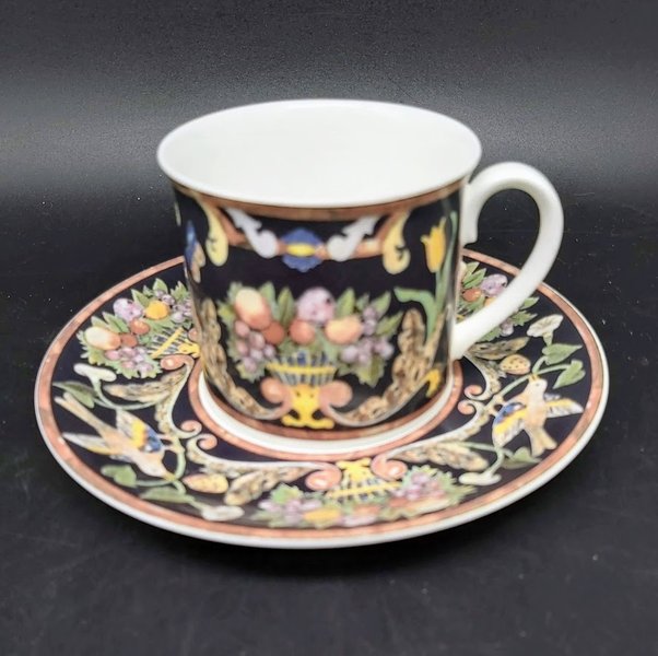 Villeroy & Boch Gallo Intarsia: Kaffeetasse / Teetasse mit Unterteller (7,5x7) Villeroy & Boch (7120752967817)