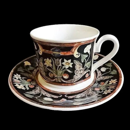 Villeroy &amp; Boch Intarsia: Mokkatasse / Espressotasse mit Unterteller (6,5 x 5) Villeroy & Boch (7120877224073)