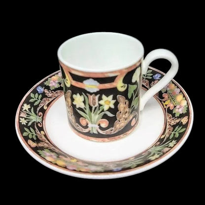 Villeroy &amp; Boch Gallo Intarsia: Mokkatasse / Espressotasse mit Unterteller (5 x 5) Villeroy & Boch (7120752935049)