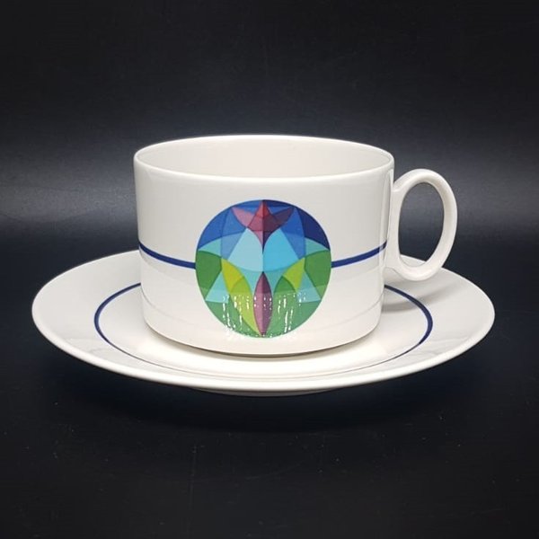 Villeroy & Boch Kaleidoscope: Kaffeetasse / Tasse mit Unterteller - neu Villeroy & Boch (7121015734409)