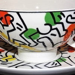 Villeroy & Boch Keith Haring Spirit of Art: Teetasse / Tasse mit Unterteller Villeroy & Boch (7120814473353)