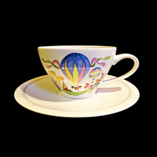 Villeroy & Boch Le Ballon: Kaffeetasse / Tasse mit Unterteller Villeroy & Boch (7120912810121)