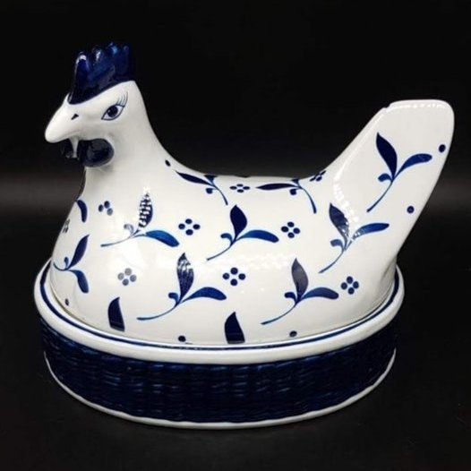 Villeroy & Boch Gallo Manila Royal Blue: Eierhuhn, zweiteilig Villeroy & Boch (7120975822985)