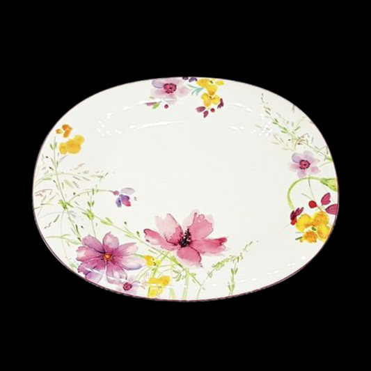 Villeroy & Boch Mariefleur basic: Speiseteller / flacher Teller, oval 29x25 -neu Villeroy & Boch (7120895574153)