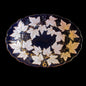 Meissen: Prunkschale / Schale, kobaltblau mit weißem Laub Meissen (7120924180617)
