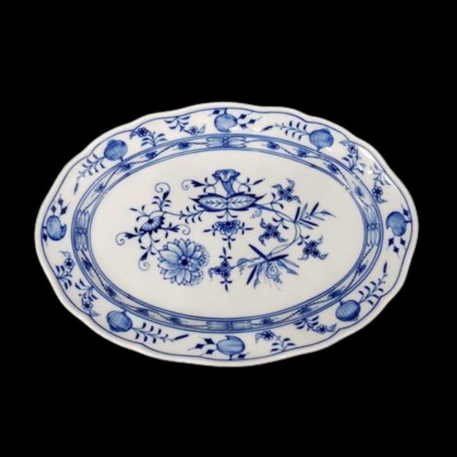 Meissen Zwiebelmuster: Platte / Servierplatte Meissen (7120924606601)