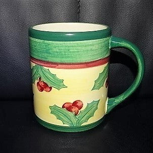 Villeroy & Boch Merry Winter: Kaffeebecher / Henkelbecher / hohe Kaffeetasse Zweig Porzellanladen.online (7120806969481)