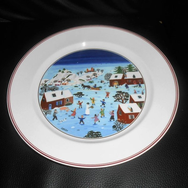 Villeroy & Boch Naif Christmas: Speiseteller / flacher Teller Schneemann Villeroy & Boch (7120739827849)