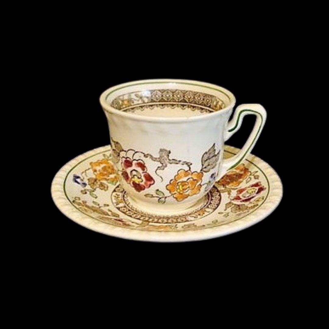 Villeroy & Boch Nanking alt: Mokkatasse / Espressotasse mit Unterteller - neu Villeroy & Boch (7120864608393)