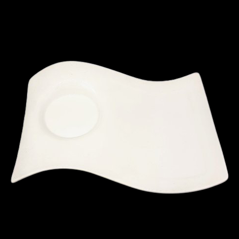 Villeroy & Boch New Wave: Partyplate weiß, groß, ca 22,5 x 15,5 cm Villeroy & Boch (7120982245513)