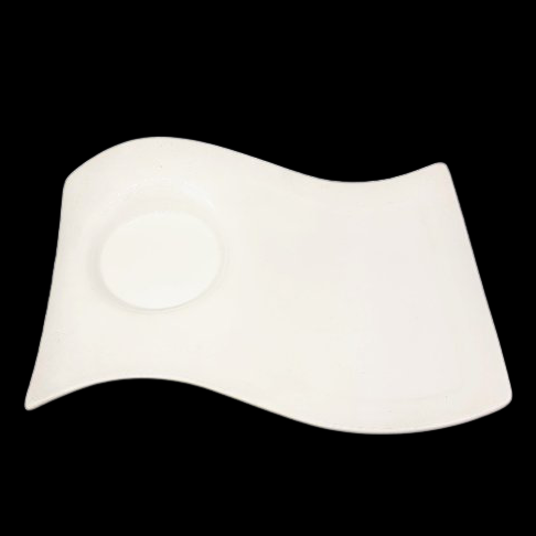 Villeroy & Boch New Wave: Partyplate weiß, groß, ca 22,5 x 15,5 cm - neu Villeroy & Boch (7120983294089)