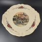 Sarreguemines Obernai France: Kuchenplatte / Platte mit Griffen (Macke) Sarreguemines (7121091264649)