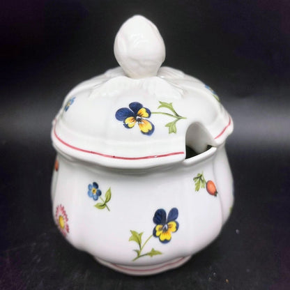 Villeroy & Boch Petite Fleur: Marmeladedose mit Deckel Porzellanladen.online (7120875454601)