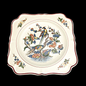 Villeroy & Boch Phoenix Rot 1570: viereckiger Kuchenteller / Frühstücksteller Villeroy & Boch (7120930472073)