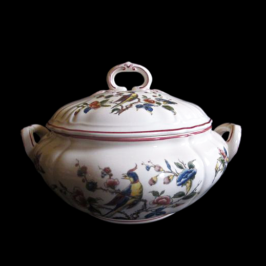 Villeroy & Boch Phoenix rot: Suppenterrine / Terrine / Schüssel mit Deckel Villeroy & Boch (7120869818505)