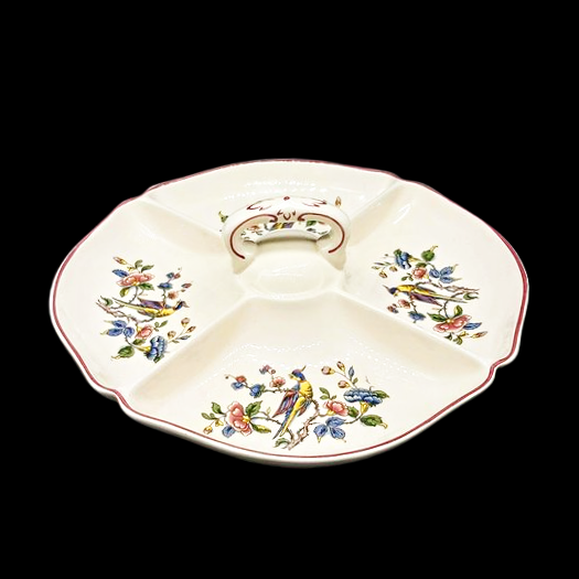 Villeroy & Boch Phoenix rot: Griffschale / Schale mit Einteilungen und Griff Villeroy & Boch (7120870015113)