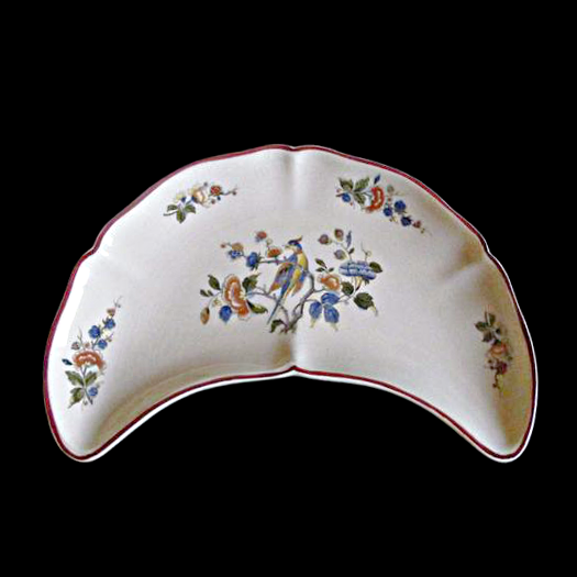 Villeroy & Boch Phoenix rot: halbrunde Servierschale / Beilageschale Villeroy & Boch (7120869621897)