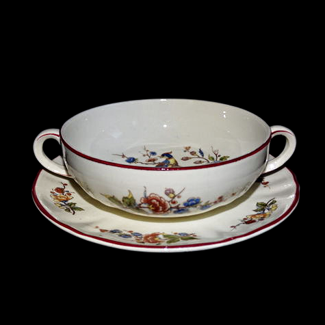 Villeroy & Boch Phoenix rot: Suppentasse mit Unterteller Villeroy & Boch (7120841179273)