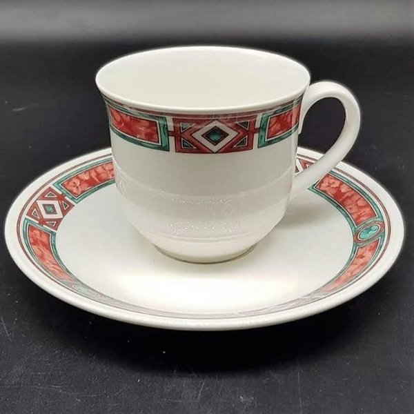 Villeroy & Boch Rialto: Kaffeetasse / Tasse mit Unterteller Villeroy & Boch (7120945873033)