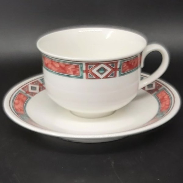 Villeroy & Boch Rialto: Teetasse / Tasse mit Unterteller Villeroy & Boch (7120794943625)