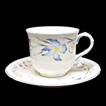 Villeroy & Boch Riviera: Kaffeetasse / Tasse mit Unterteller - neu (8487574831428)