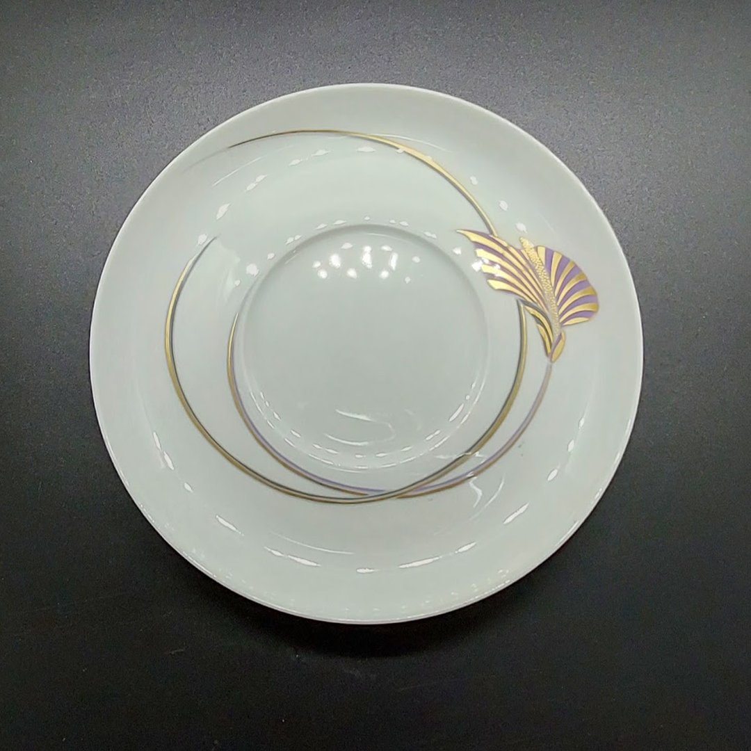 Rosenthal Asimmetria Goldblume: Unterteller / Untertasse Rosenthal (7120995745929)