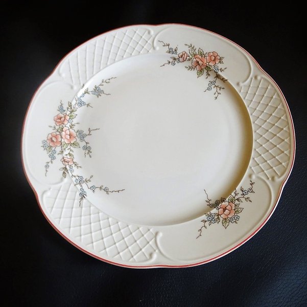 Villeroy &amp; Boch Rosette: Speiseteller / flacher Teller - 24,5 cm Villeroy & Boch (7120780263561)