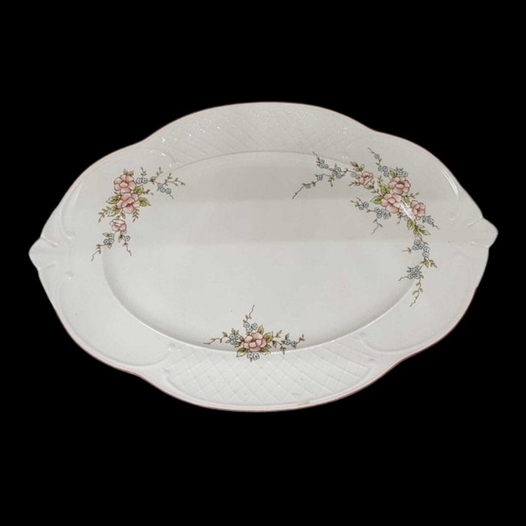 Villeroy & Boch Rosette: Fleischplatte / Platte - ca 35,5 cm Villeroy & Boch (7120780066953)