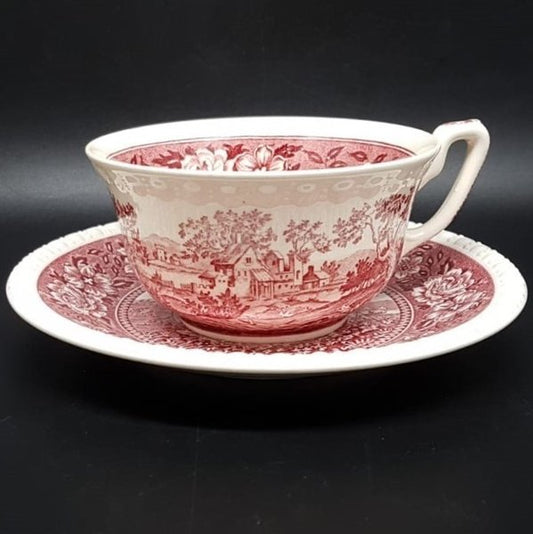 Villeroy & Boch Rusticana rot: Jumbotasse / Teetasse XXL mit Unterteller Villeroy & Boch (7120905273481)