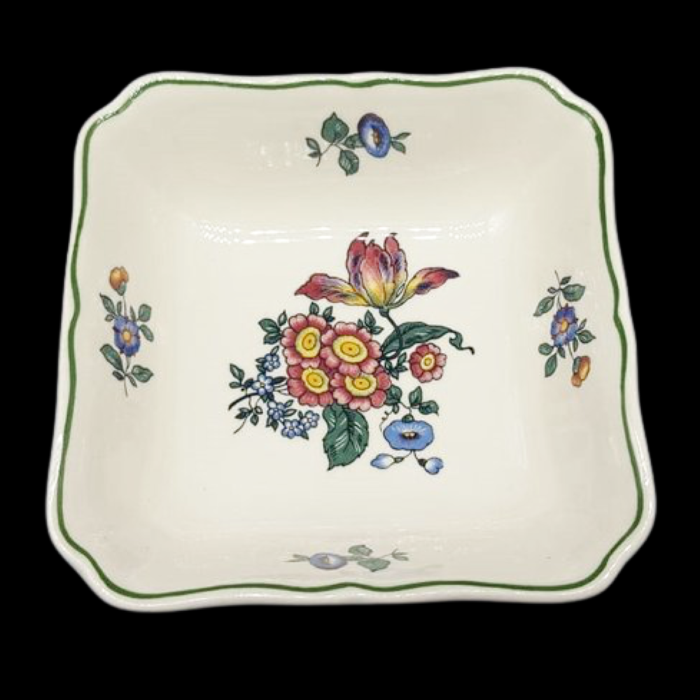 Villeroy & Boch Alt Strassburg: Schüssel, quadratisch - 11 x 11 cm Blumenstrauß Villeroy & Boch (7120743825545)