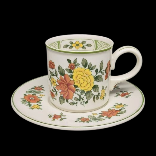 Villeroy & Boch Summerday: Kaffeetasse / Tasse mit Unterteller Villeroy & Boch (7120832823433)