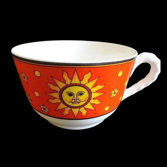 Villeroy & Boch Paloma Picasso Sun, Moon and Stars: Teetasse / Tasse rot - Beschreibung Porzellanladen.online (7120803823753)