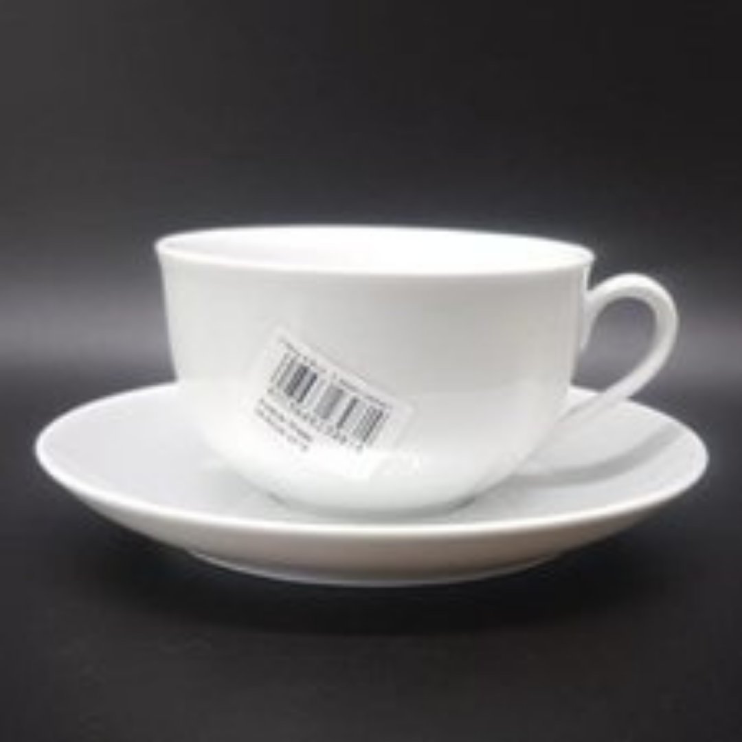 Villeroy & Boch Switch White: Kaffeetasse / Teetasse mit Unterteller - neu Villeroy & Boch (7120893411465)