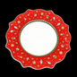 Villeroy & Boch Toy's Delight: Speiseteller / flacher Teller, rot, 29 cm - neu Villeroy & Boch (7120807559305)