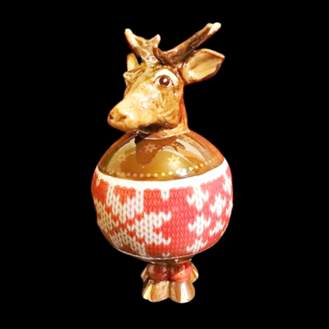 Villeroy & Boch Toy´s Ornaments: Christbaumkugel / Weihnachtskugel Hirsch, neu und OVP Villeroy & Boch (7120919593097)