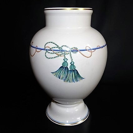 Villeroy &amp; Boch Verdi: Blumenvase / Vase mit Kordeln - ca 20,5 cm Porzellanladen.online (7120786129033)