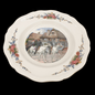 Sarreguemines Obernai France: Suppenteller / tiefer Teller - Reiter - 25 cm (Beschreibung) Sarreguemines (7121093066889)