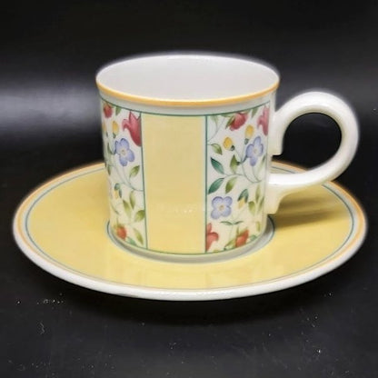 Villeroy & Boch Virginia: Kaffeetasse / Tasse mit Unterteller Villeroy & Boch (7120896557193)