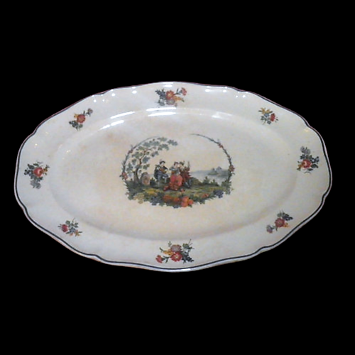 Villeroy & Boch Watteau: Platte / Fleischplatte, sehr alt - 33 cm Porzellanladen.online (7120705650825)