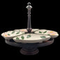 Villeroy & Boch Wildrose: Holzrondell / Caroussel mit Dreieckschalen Villeroy & Boch (7120910024841)