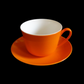 Villeroy & Boch Wonderful World: Kaffeetasse / Tasse mit Unterteller - orange Villeroy & Boch (7120898588809)