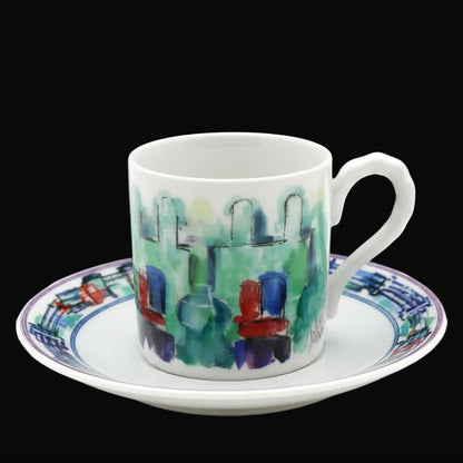 Villeroy & Boch World of cable (limitiert): Mokkatasse mit Unterteller b - neu OVP Porzellanladen.online (7120718364809)