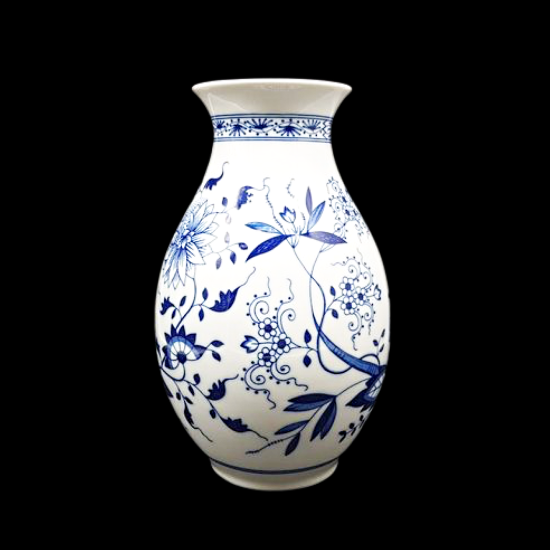 Hutschenreuther Zwiebelmuster: Blumenvase / Vase Hutschenreuther (7120795566217)